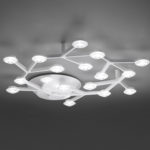 Lampada Artemide Led Net Circle a Soffitto Bianco Lucido